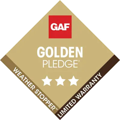 GAF Gold Pledge Warranty Logo