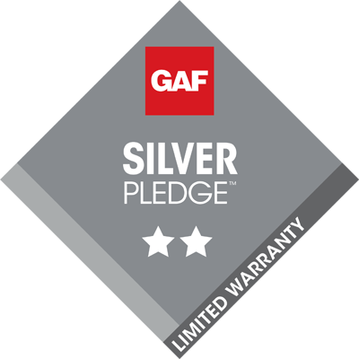GAF Silver Pledge Warranty Logo
